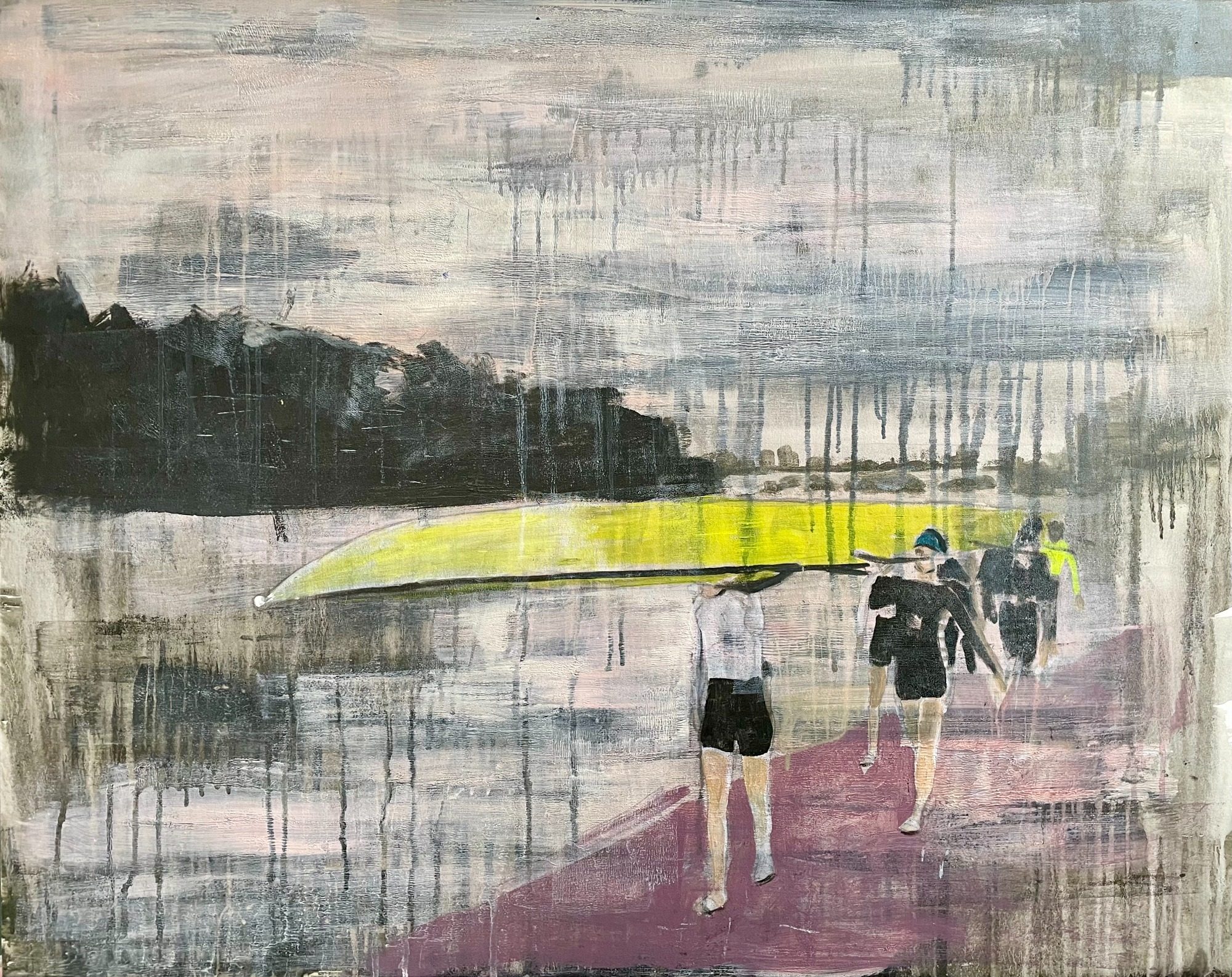 kate ironside artist rowing paintings